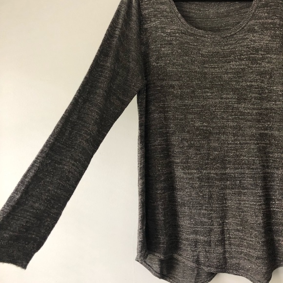 PREMISE STUDIO Silver Gray Long Sleeve Top - Picture 5 of 8